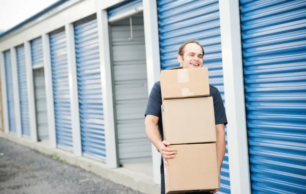 Remplissage de garde-meuble de 40m3