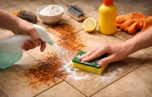 Lire la suite à propos de l’article Comment retirer de la rouille sur du carrelage : méthodes efficaces et astuces pratiques