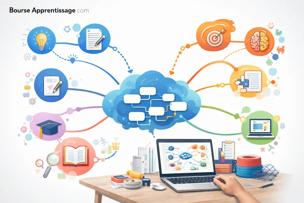 Générateur de carte mentale bourse Apprentissage com