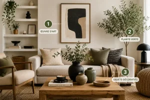 Lire la suite à propos de l’article Règle des 3 en décoration : le secret pour un intérieur harmonieux et stylé