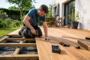 Lire la suite à propos de l’article Comment faire une terrasse en bois : guide complet pour réussir votre projet extérieur