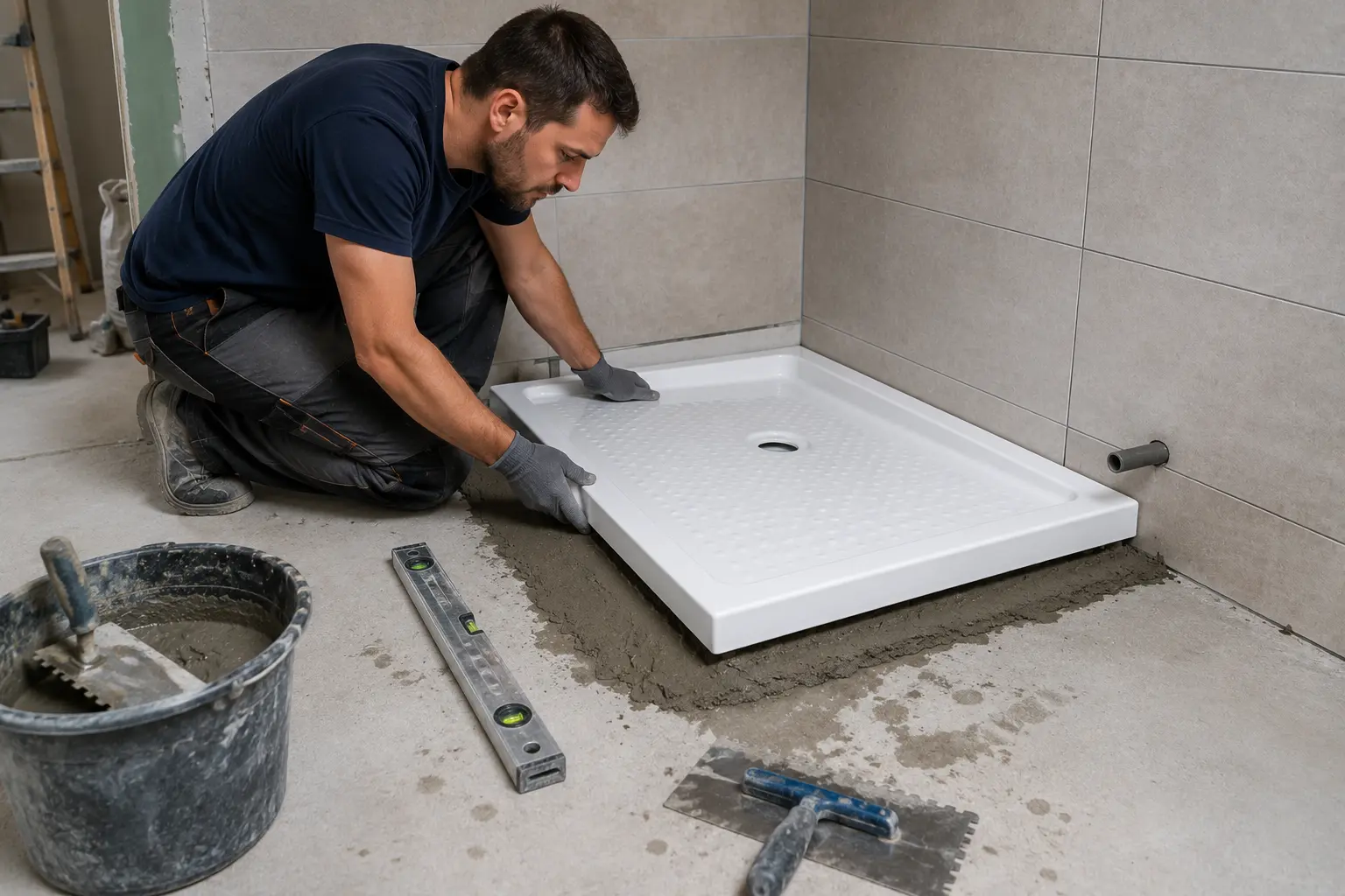 You are currently viewing Comment poser un receveur de douche sur dalle béton : guide complet pour une installation réussie