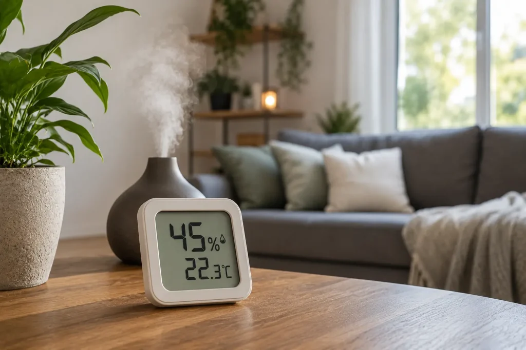 Quel taux d'humidité dans une maison