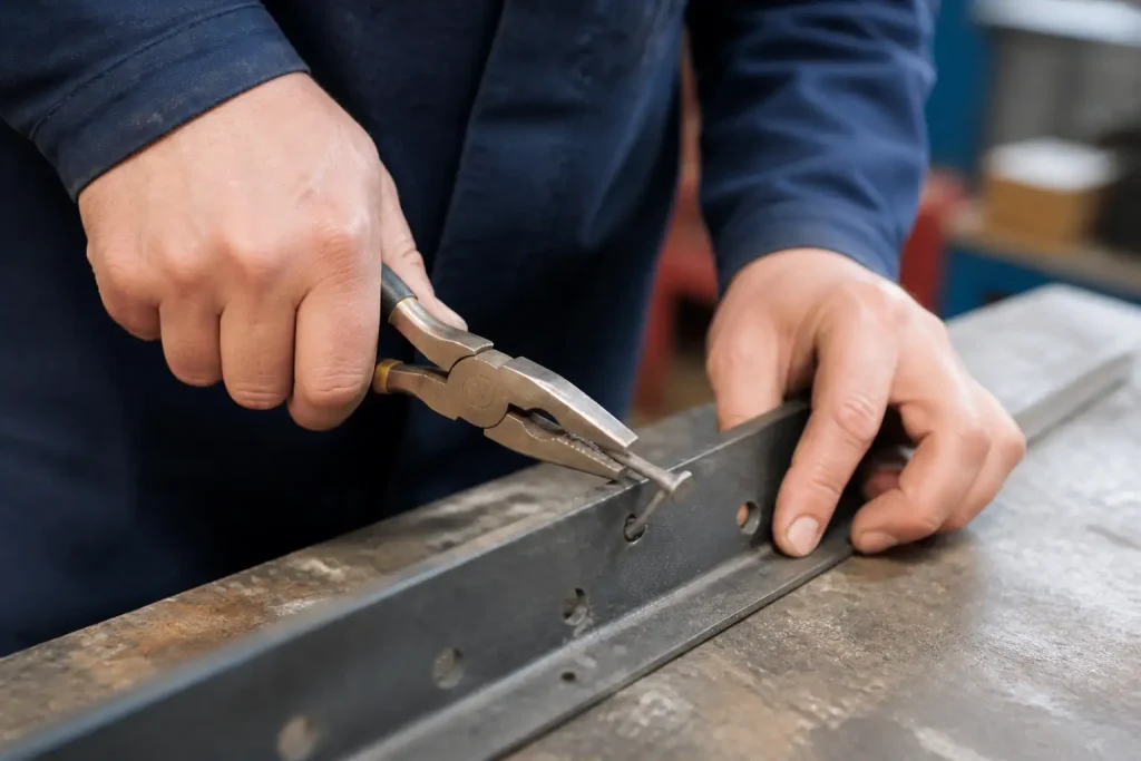 Comment enlever un rivet sans perceuse