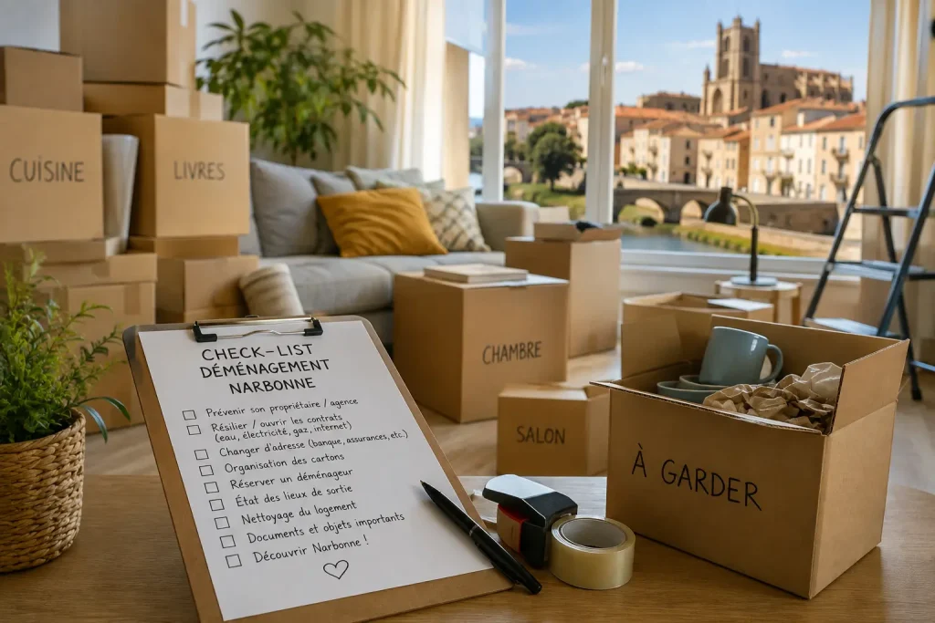 Déménager à Narbonne : la check-list complète