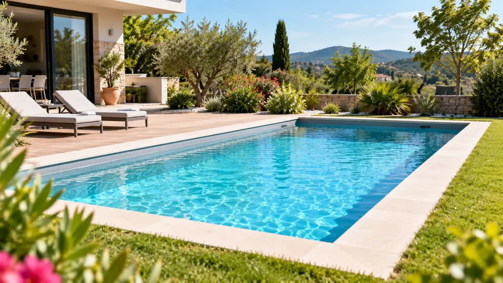 Piscine adaptée à son terrain